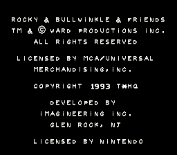 The Adventures of Rocky and Bullwinkle and Friends screenshot 3 for Super Nintendo